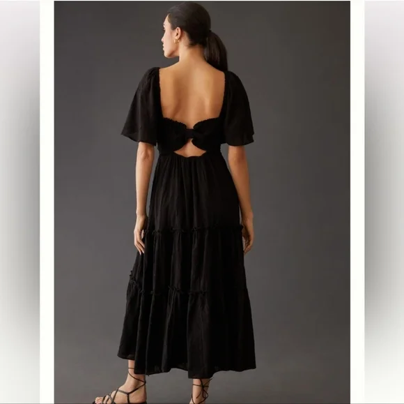 Anthropologie Tiered Maxi Dress!!🔥🔥🔥 NWT‎ - Picture 3 of 8
